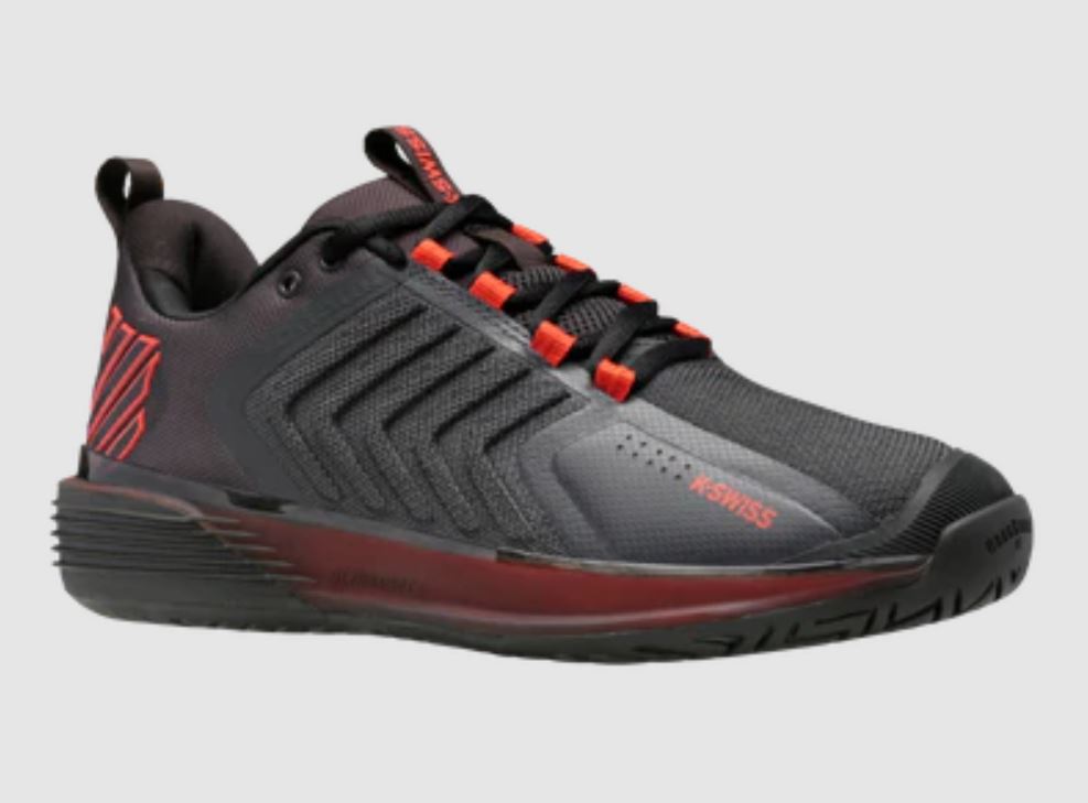 Chaussures de padel K-Swiss Ultrashot 3 (Gris asphalte/Noir/Orange)