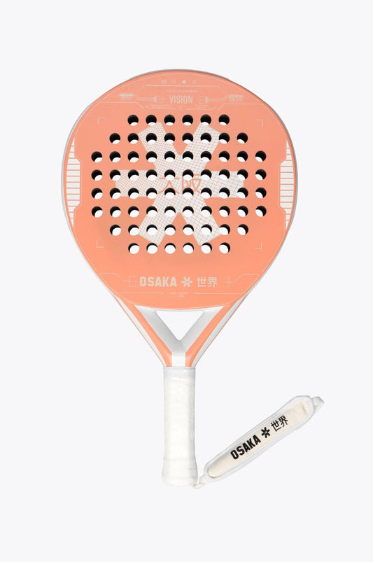 Raquette de padel Osaka Vision Control 2023 (Blanc/Pêche)