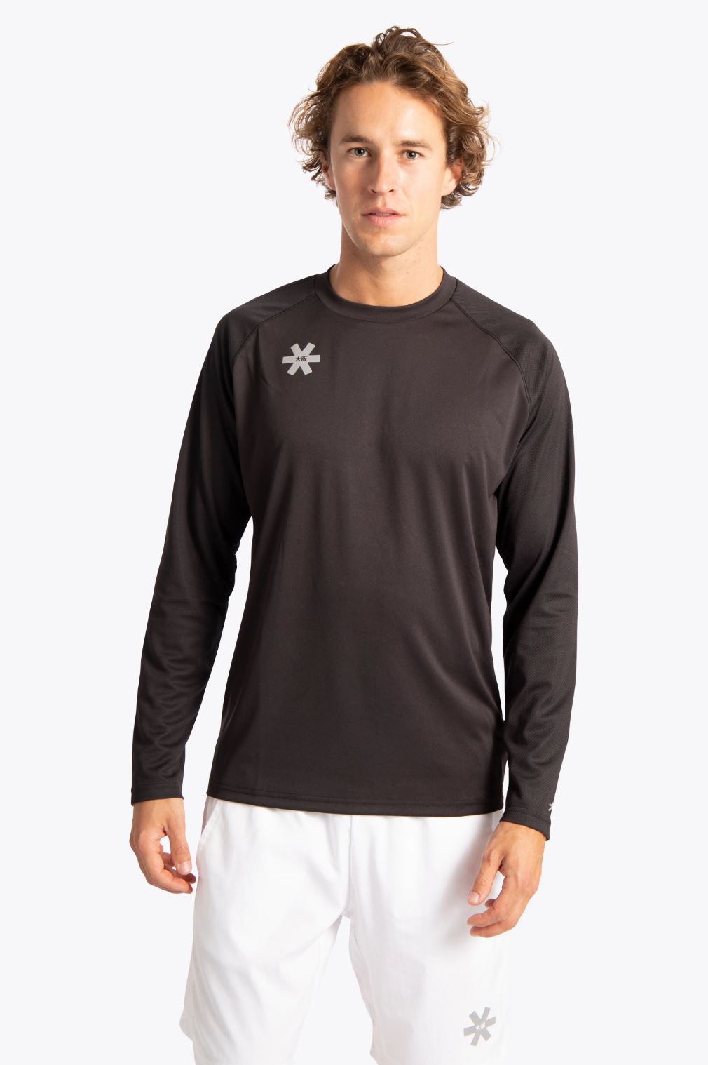 T-shirt d'entraînement à manches longues pour Hommes Osaka (Noir)