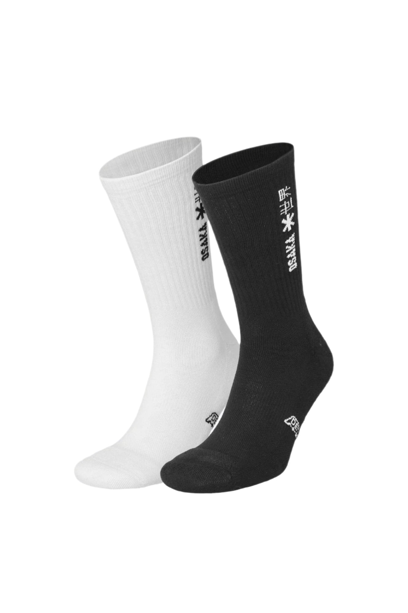 Chaussettes Osaka, lot de  2, blanc + noir