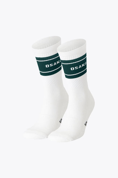 Lot de 2 paires de chaussettes Osaka (Blanc/Vert pin)