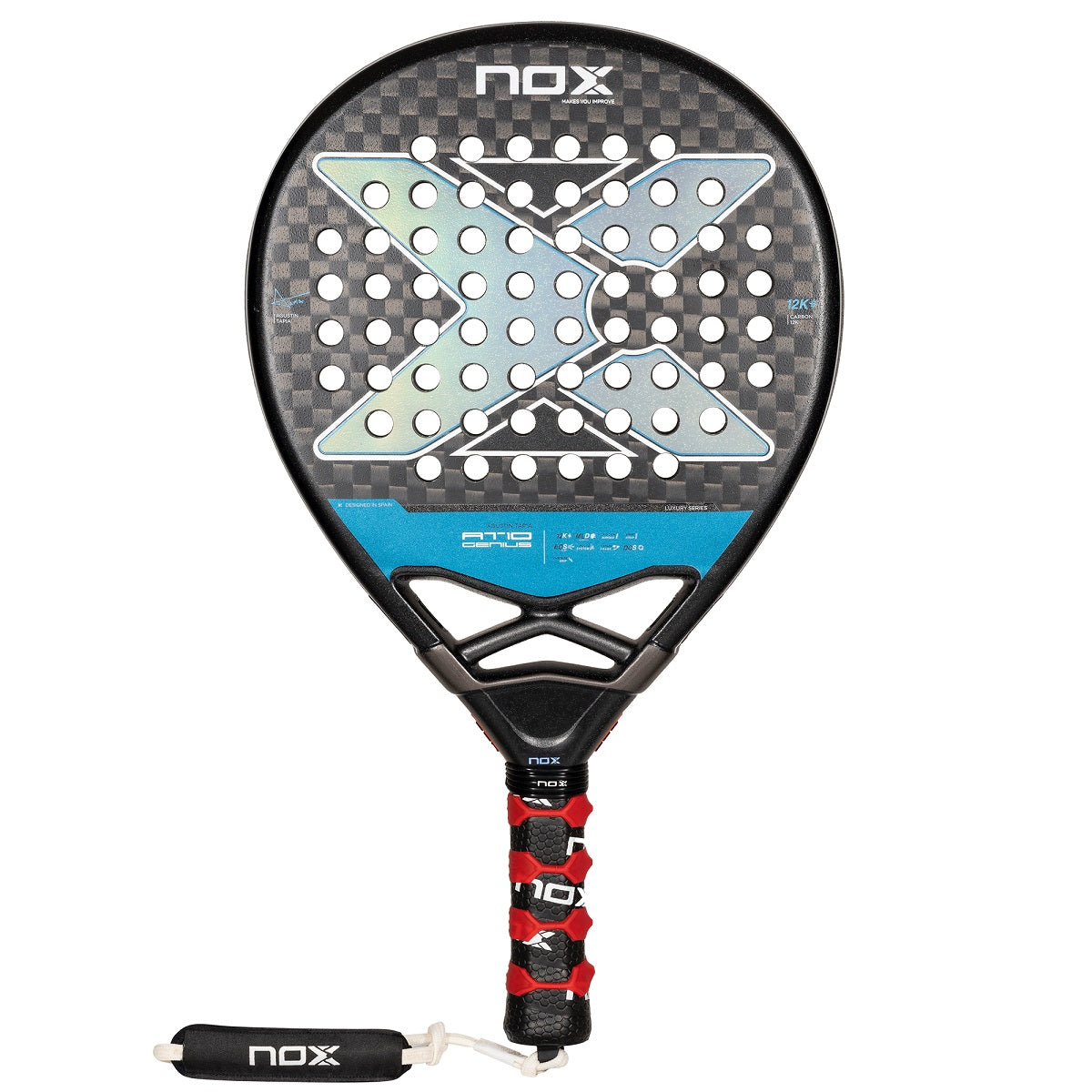 Raquette de padel Nox AT10 Genius 12K Luxury By Agustin Tapia 2024