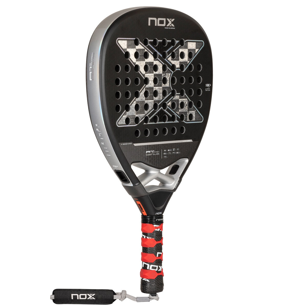 Raquette de padel Nox AT Genius Attack 18K Luxury By Agustin Tapia 2024