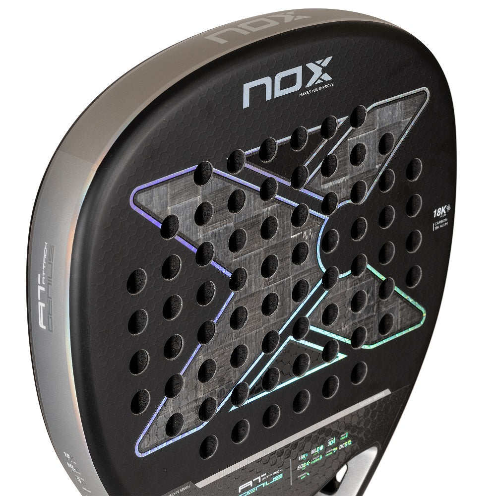 Raquette de padel Nox AT Genius Attack 18K Luxury By Agustin Tapia 2024