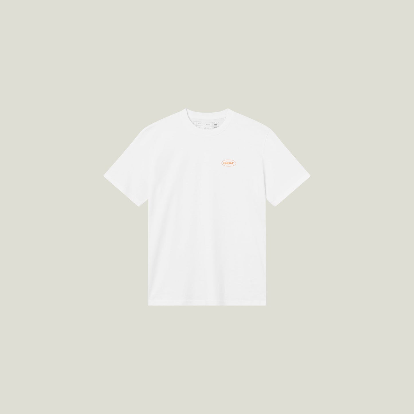 T-shirt Cuera Relaxed Heavy offcourt (Blanc)