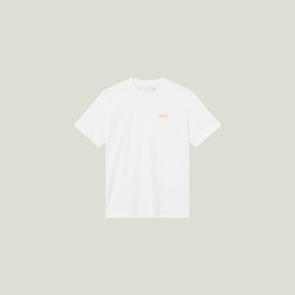 T-shirt Cuera Relaxed Heavy offcourt (Blanc)