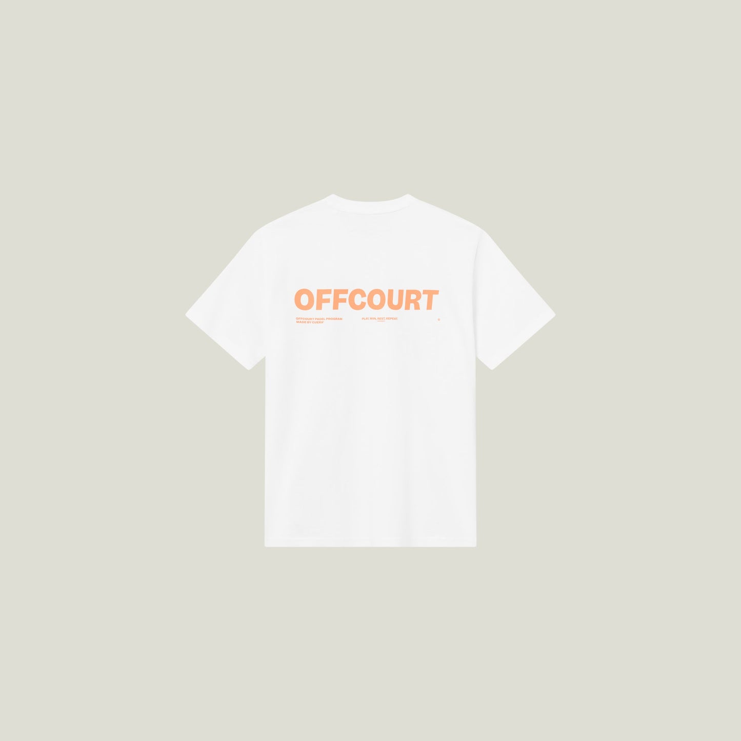 T-shirt Cuera Relaxed Heavy offcourt (Blanc)
