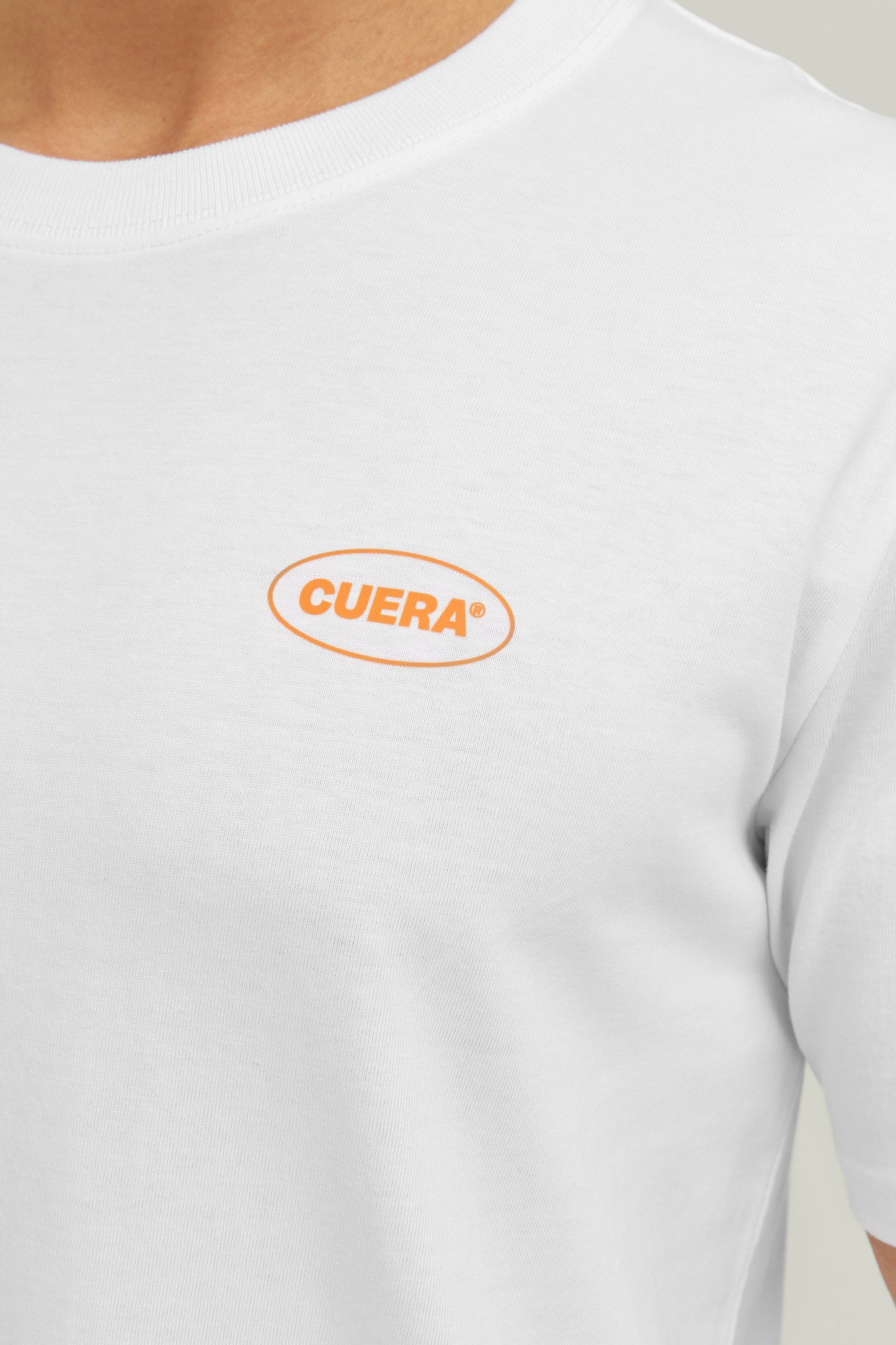 T-shirt Cuera Relaxed Heavy offcourt (Blanc)