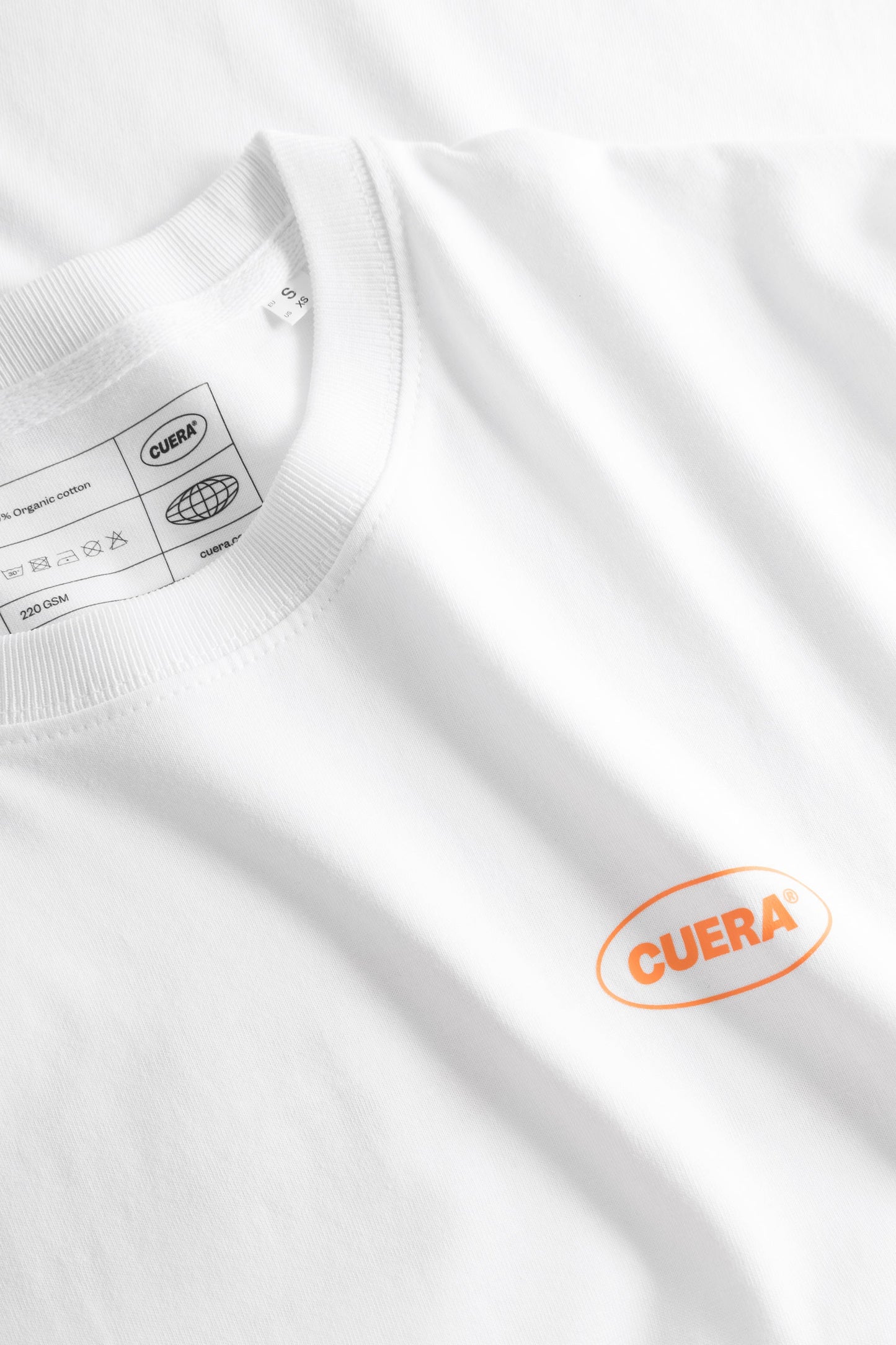 T-shirt Cuera Relaxed Heavy offcourt (Blanc)