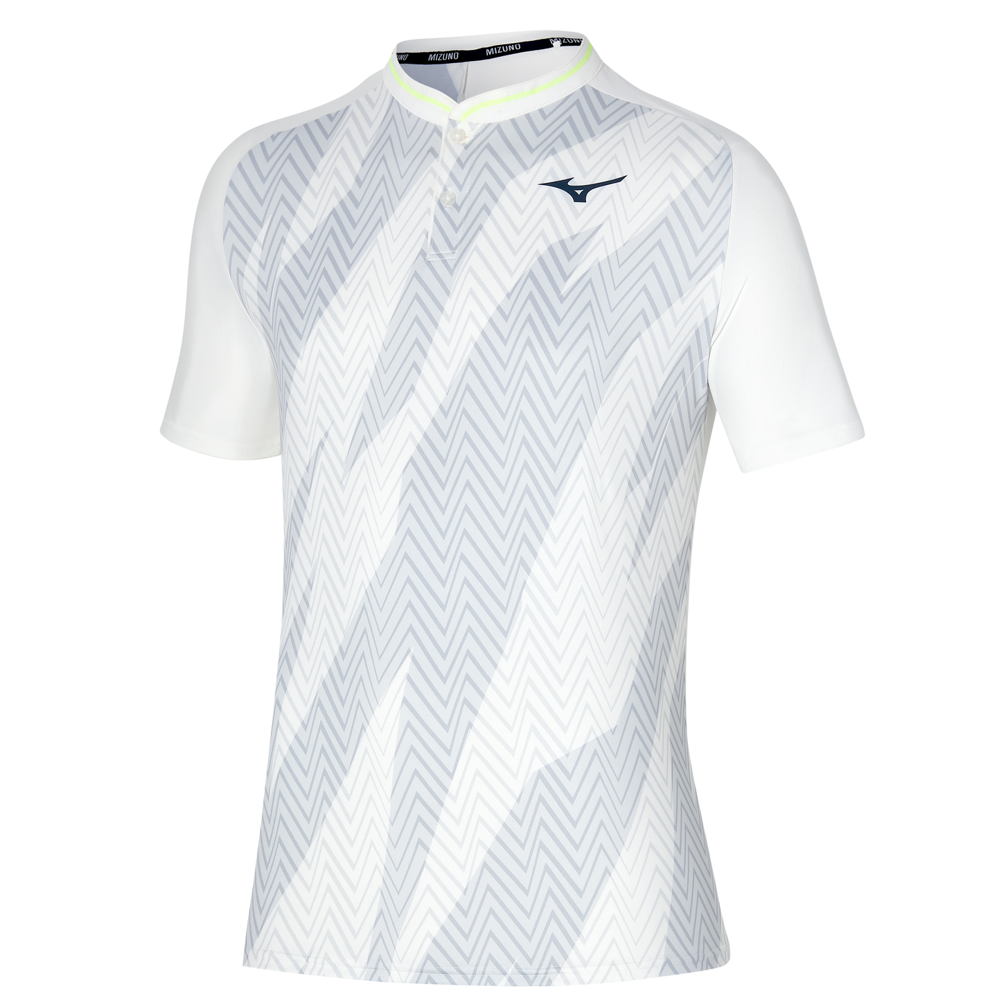 Polo Mizuno Shadow (Pour homme, blanc)
