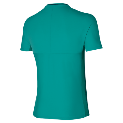 Polo Mizuno Shadow (Pour homme, bleu turquoise)