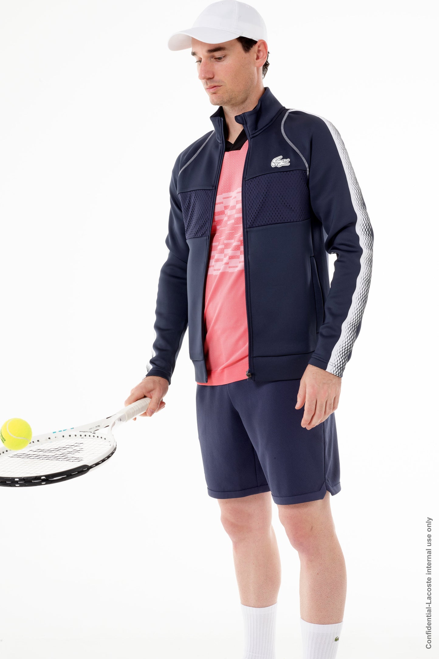 Short Lacoste (Bleu foncé)