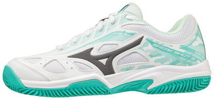 Chaussures de padel Mizuno Breakshot 3 CC (Pour femme, bleu turquoise)