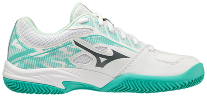 Chaussures de padel Mizuno Breakshot 3 CC (Pour femme, bleu turquoise)