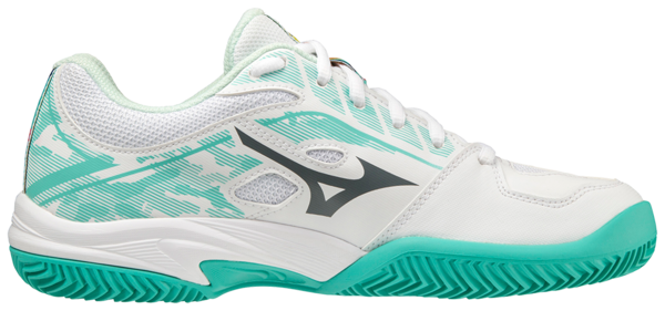 Chaussures de padel Mizuno Breakshot 3 CC (Pour femme, bleu turquoise)