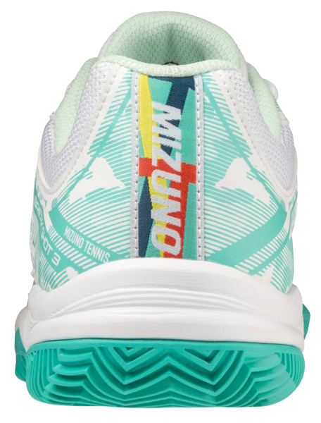 Chaussures de padel Mizuno Breakshot 3 CC (Pour femme, bleu turquoise)