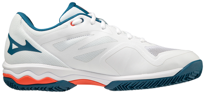 Chaussures de padel Mizuno Exceed Light CC (Homme, Blanc/Orange)