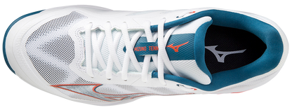 Chaussures de padel Mizuno Exceed Light CC (Homme, Blanc/Orange)