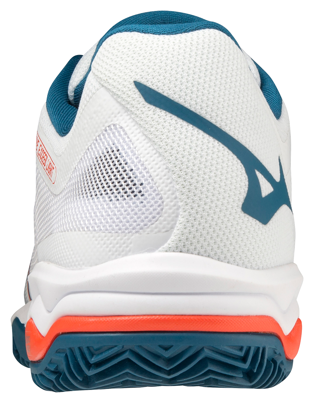 Chaussures de padel Mizuno Exceed Light CC (Homme, Blanc/Orange)