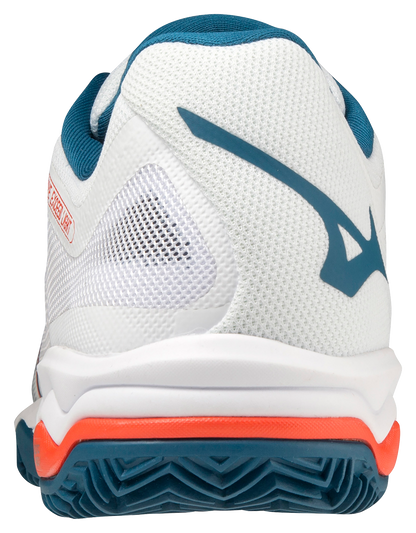 Chaussures de padel Mizuno Exceed Light CC (Homme, Blanc/Orange)
