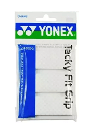 Overgrip Grip Yonex Tacky Fit (lot de 3, blanc)