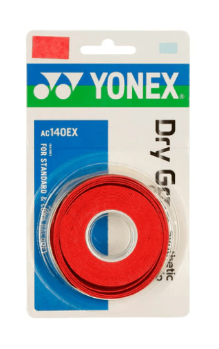 Overgrip Yonex Dry Grap (lot de 3, rouge corail)