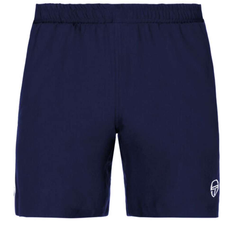 Shorts Sergio Tacchini Young Line Pro (Bleu marine/Blanc)