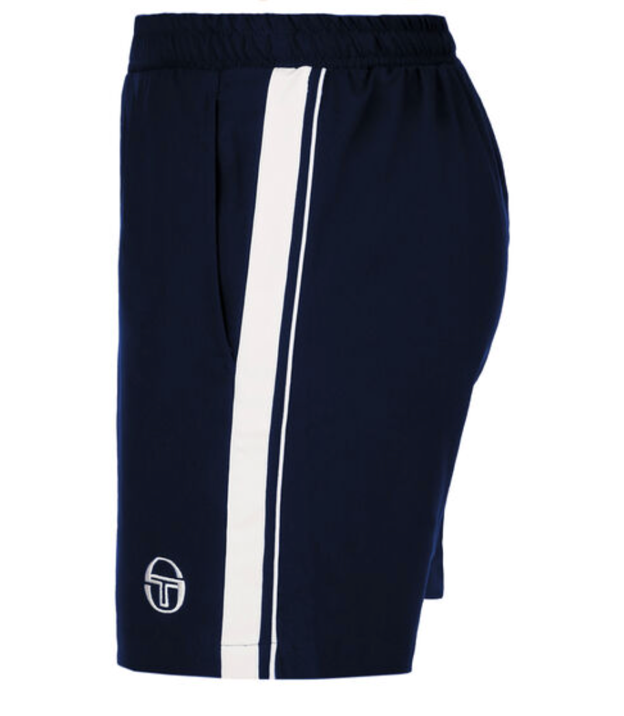 Shorts Sergio Tacchini Young Line Pro (Bleu marine/Blanc)