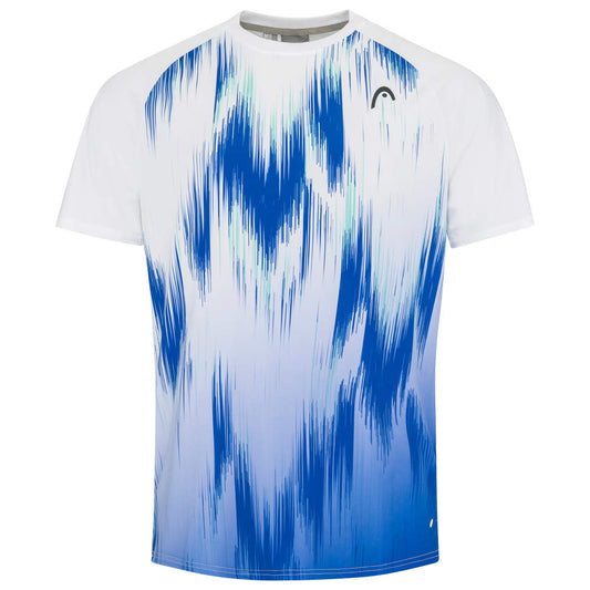 T-shirt Head Topspin (Pour hommes, Bleu/Blanc)