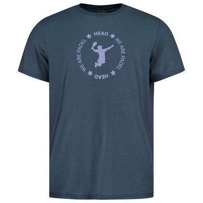 T-shirt Head We Are Padel (Pour hommes, bleu marine)