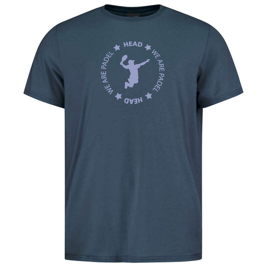 T-shirt Head We Are Padel (Pour hommes, bleu marine)