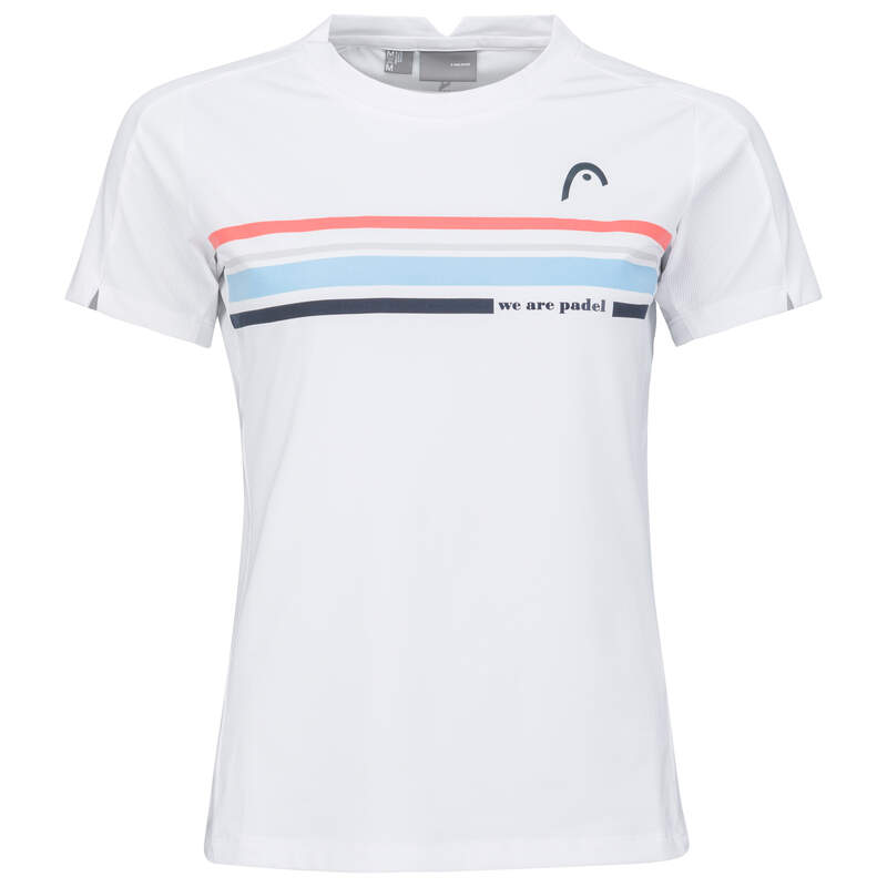 T-shirt Head Padel Tech (Pour femmes, blanc)