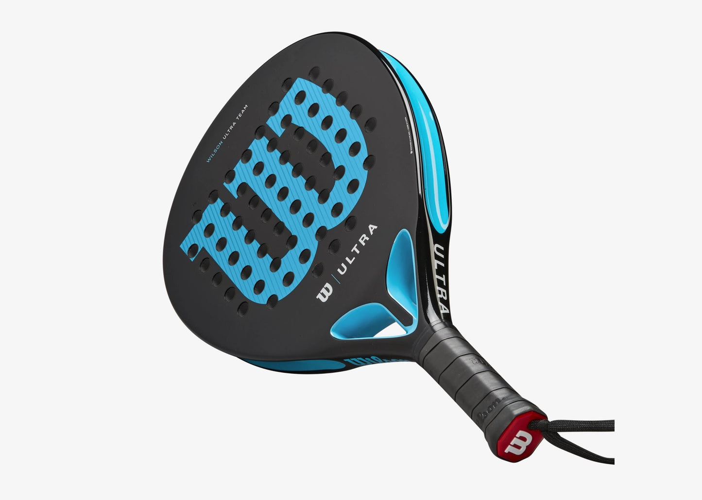 Raquette de padel Wilson Ultra Team V2 (Noir/Bleu brillant)