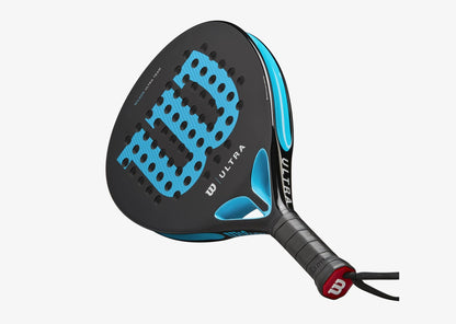 Raquette de padel Wilson Ultra Team V2 (Noir/Bleu brillant)
