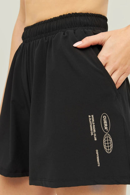 Shorts Cuera Women's Active Globe (Noir)