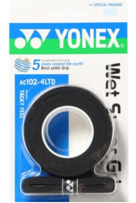 Lot de 4 Yonex Super Grap (Noir)