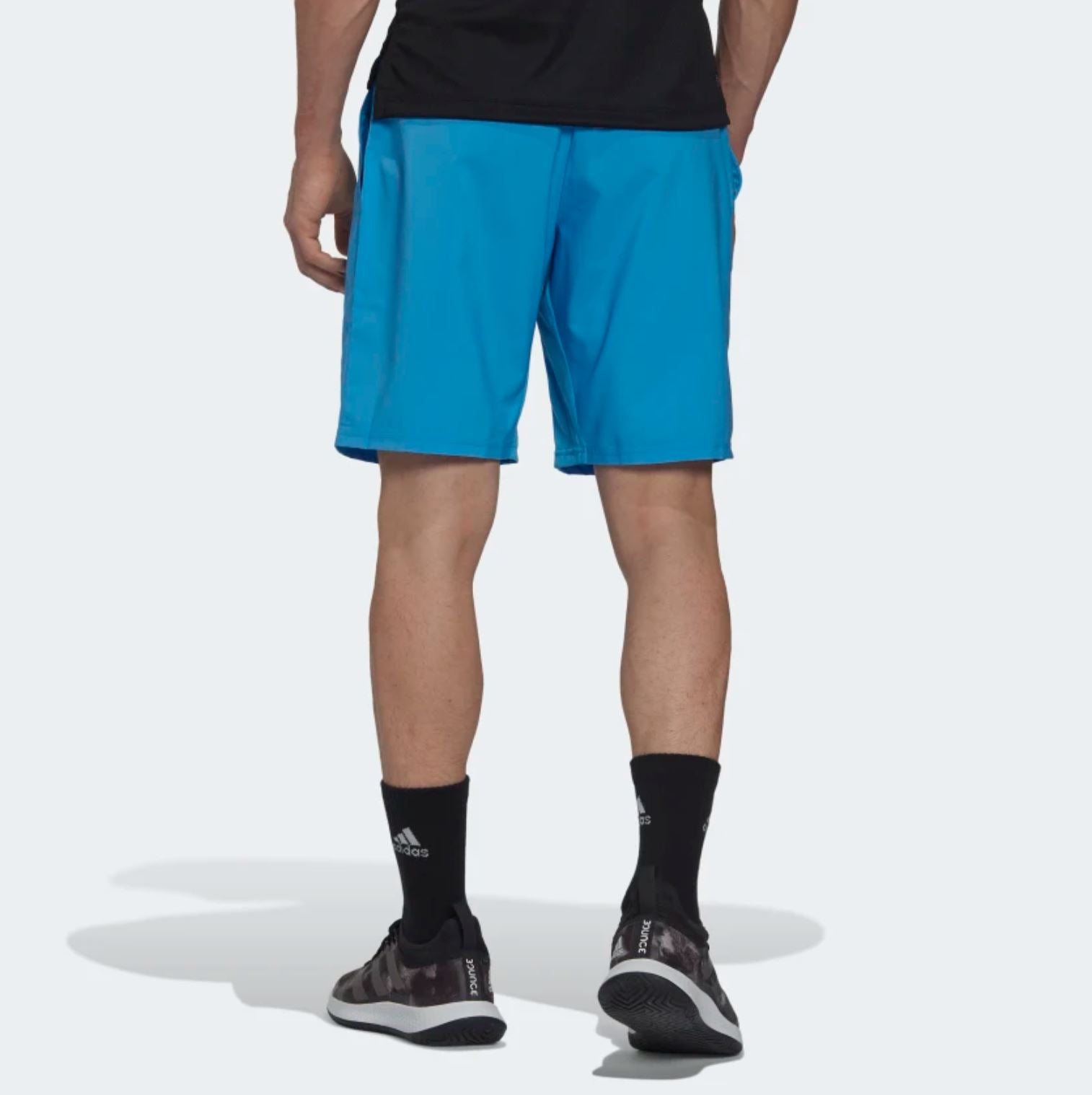 Shorts Adidas Club à 3 bandes (Bleu)