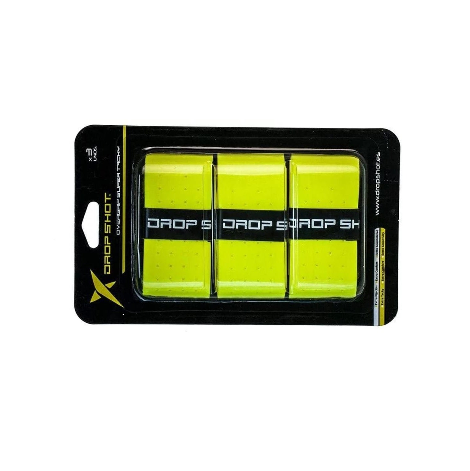 Overgrip Drop Shot (Lot de 3, jaune)