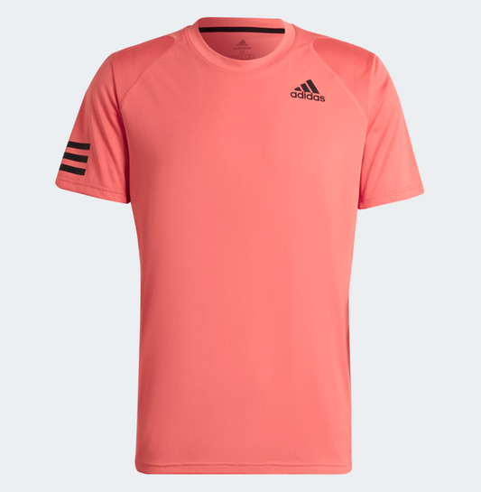 T-shirt Adidas Club à 3 bandes (Rose)