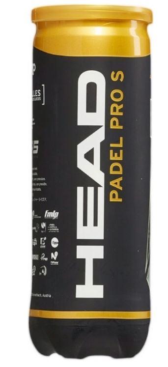 Balles de Padel Head Padel Pro S (tube de 3 balles)