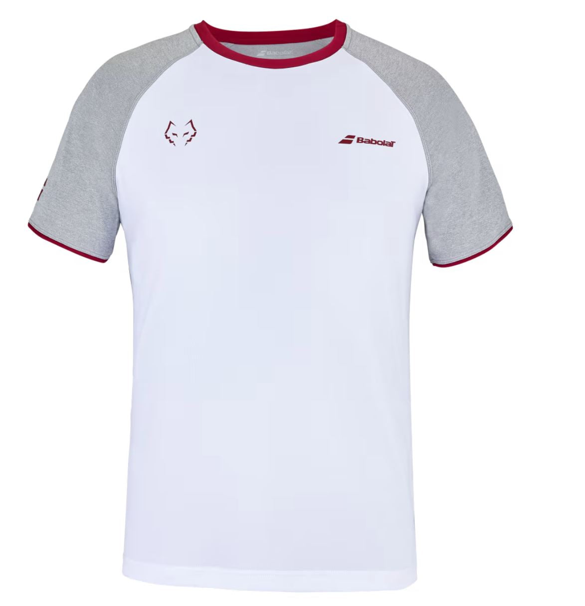 T-shirt Babolat Crew Neck Juan Lebron (White/White)