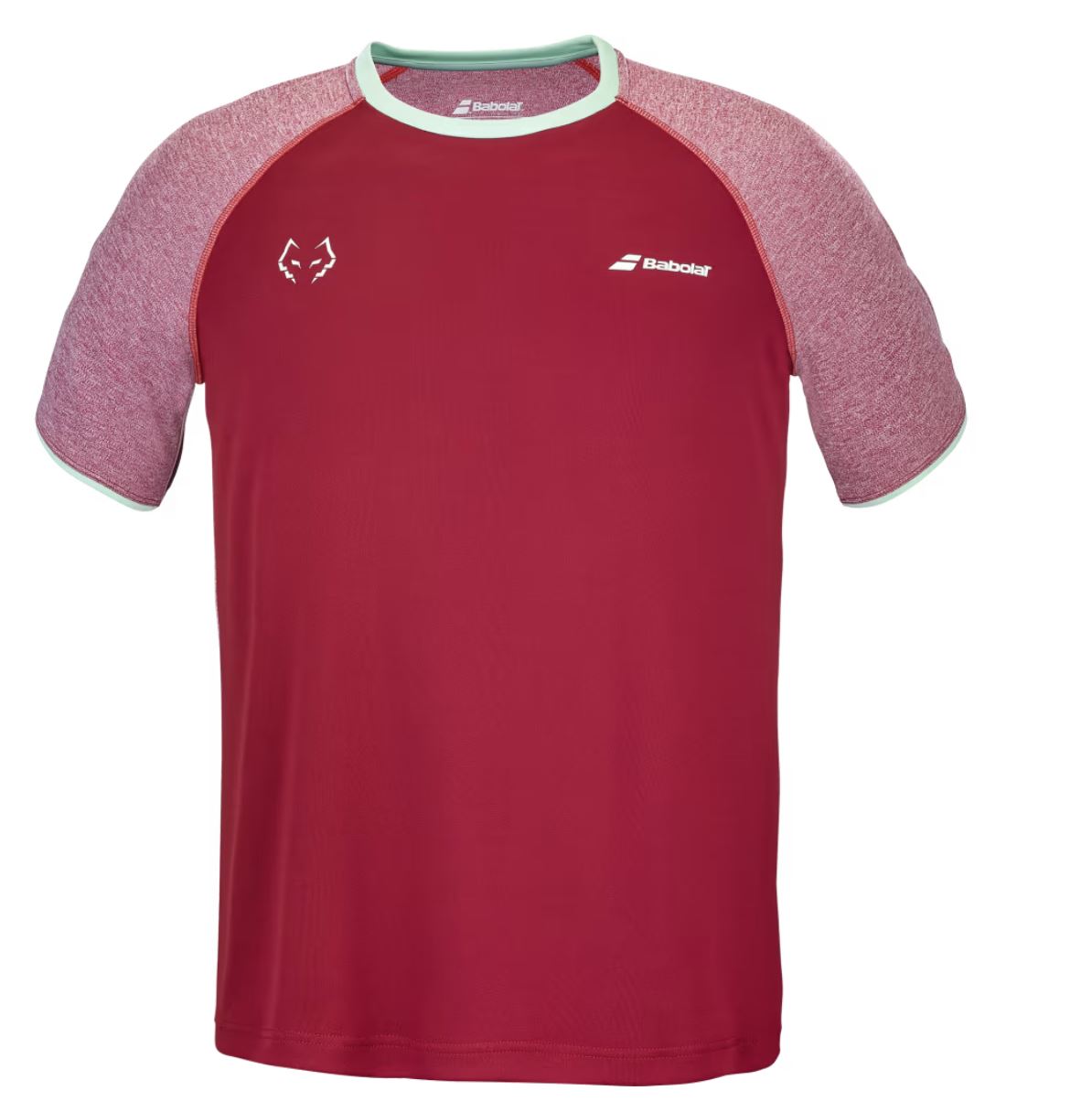 T-shirt Babolat Crew Neck Juan Lebron (Red Dahlia)