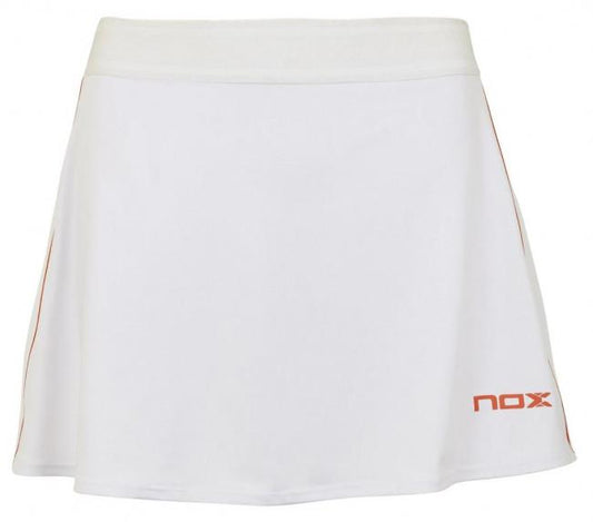 Jupe Nox (Blanc avec Logo Rouge)