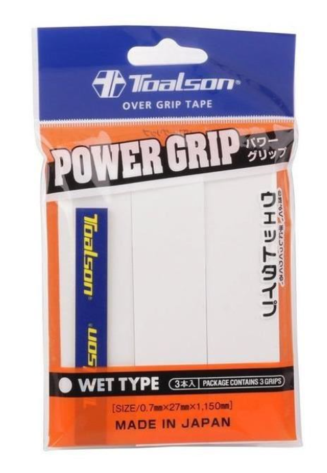 Grip Toalson Power (Lot de 3, Blanc)