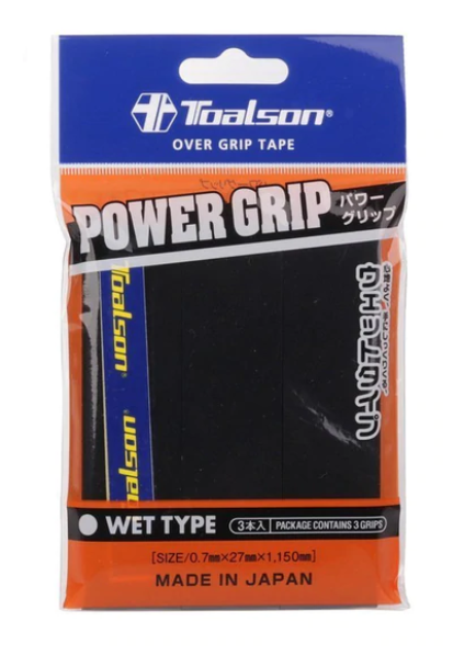 Grip Toalson Power (Lot de 3, Noir)