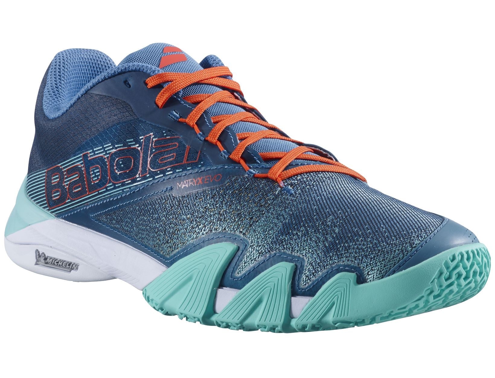 Chaussures de padel Babolat Jet Premura 2 (Vert/Mandarine)