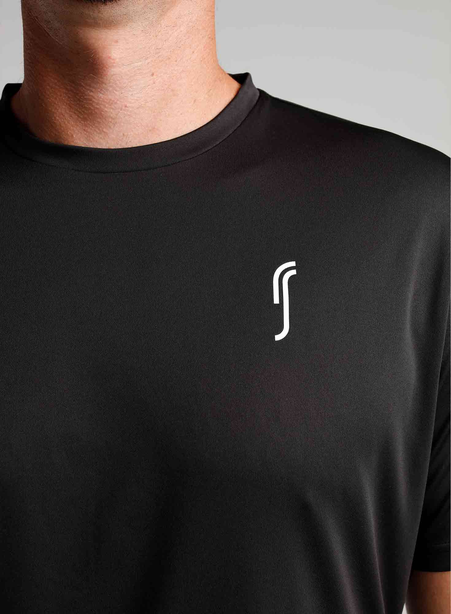 T-shirt de sport RS Padel pour homme (Noir)