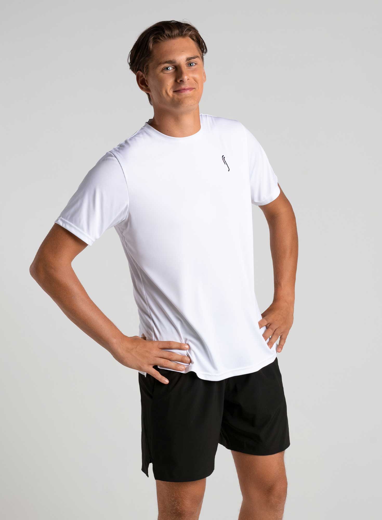 T-shirt de sport RS Padel pour homme (Blanc)