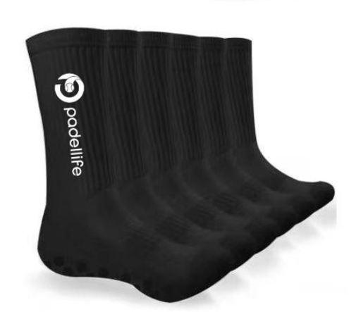 Chaussettes Padellife Grip (1 paire, noir)