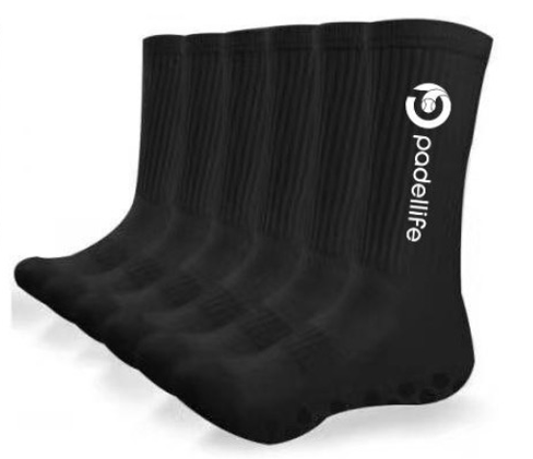 Chaussettes Padellife Grip (1 paire, noir)